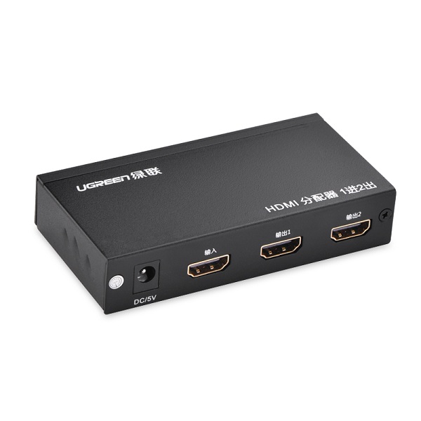 Bộ chia HDMI 1 ra 2 hỗ trợ 1.4v, 3D chất lượng cao Ugreen 40201