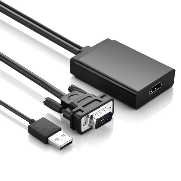 Cáp chuyển VGA ra HDMI tích hợp Audio UGREEN 40213